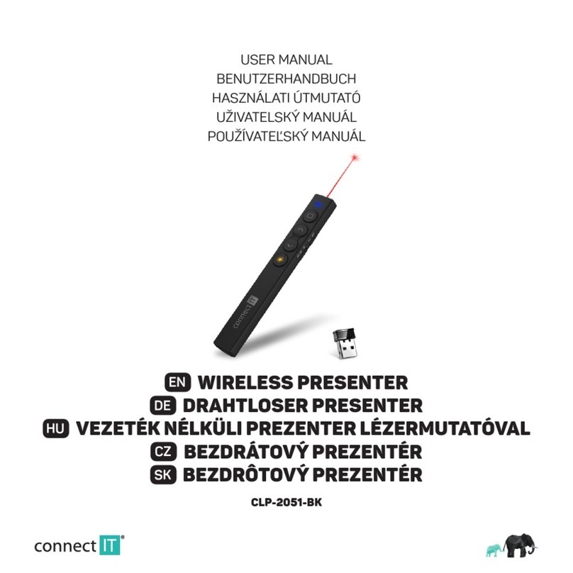 Connect IT CLP-2051-BK User manual