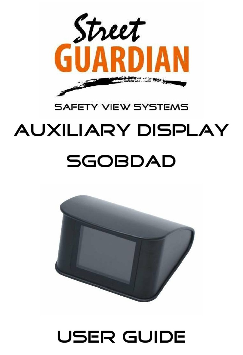 Street Guardian SGOBDAD User manual