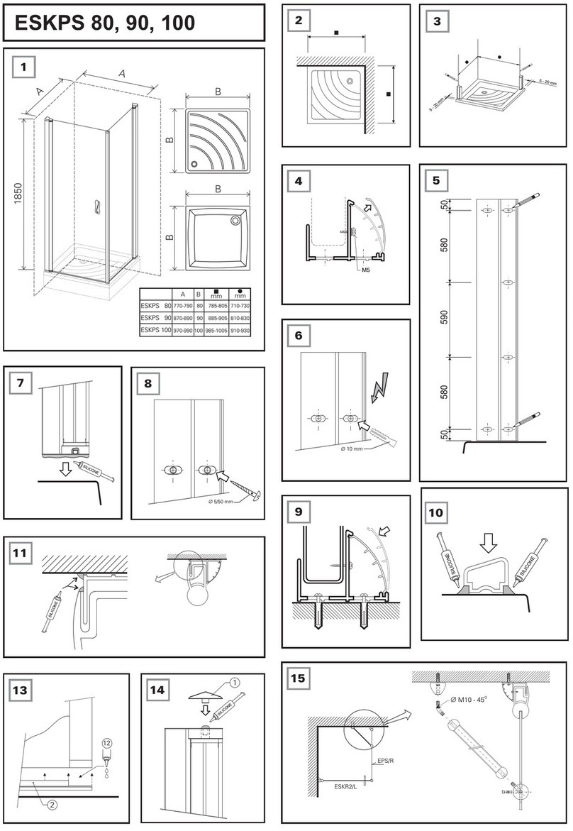 RAVAK ELEGANCE ESKPS 80 User manual RAVAK ELEGANCE ESKPS 80 User manual