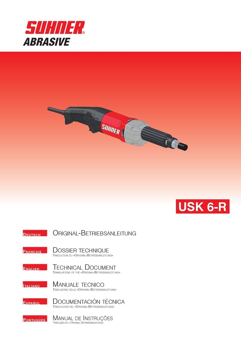 SUHNER ABRASIVE USK 6-R Technical manual