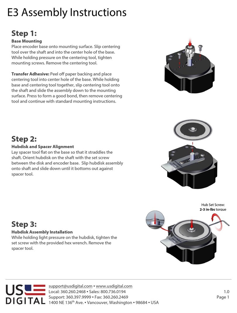 US Digital E3 Assembly instructions