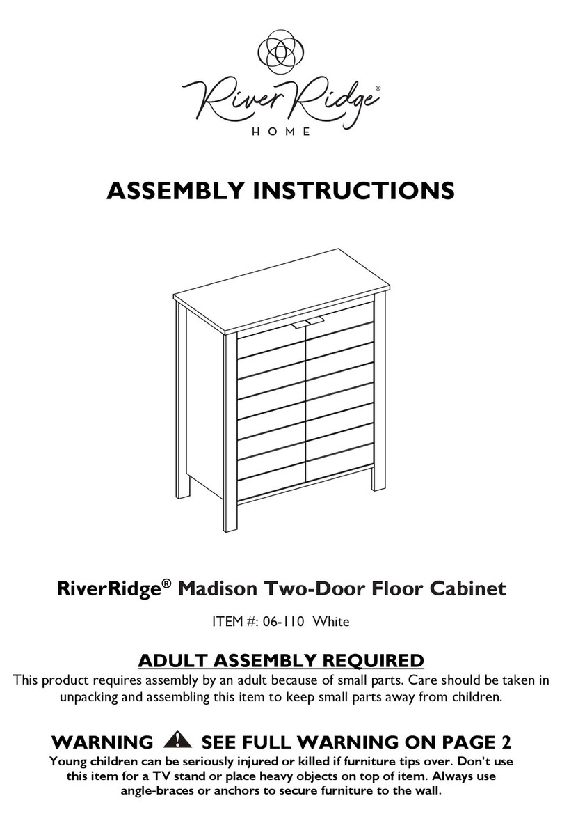 RiverRidge Madison 06-110 User manual RiverRidge Madison 06-110 User manual