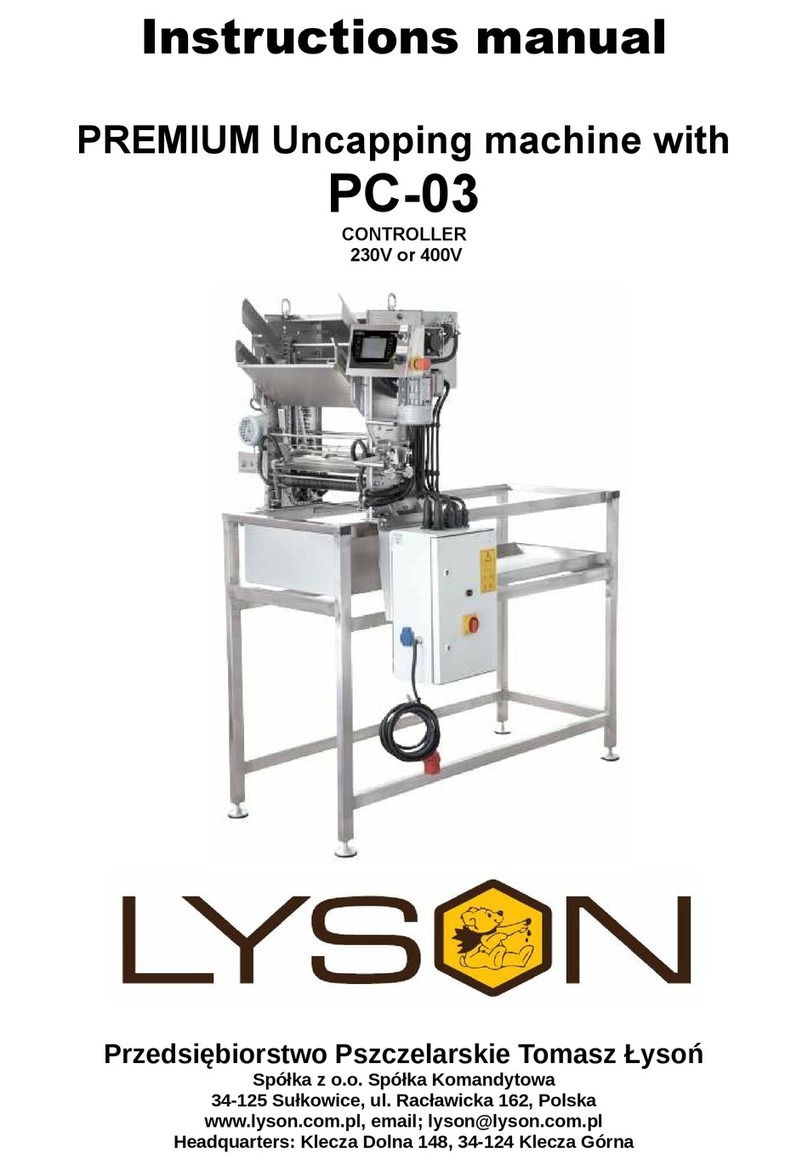 LYSON PREMIUM PC-03 instruction manual