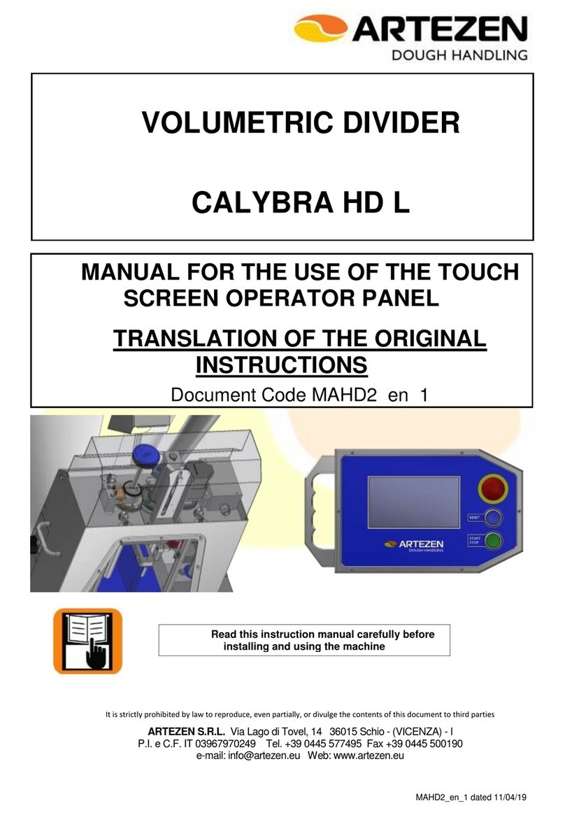 ARTEZEN CALYBRA HD L manual