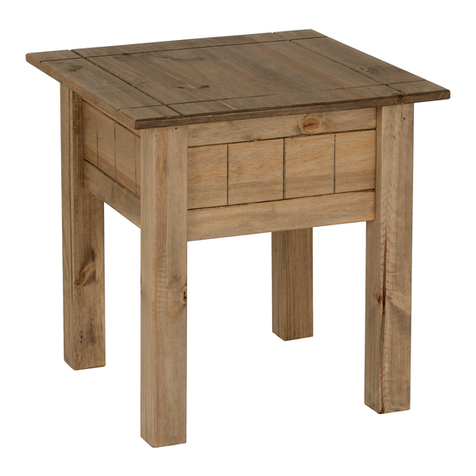 Seconique Panama Lamp Table User manual