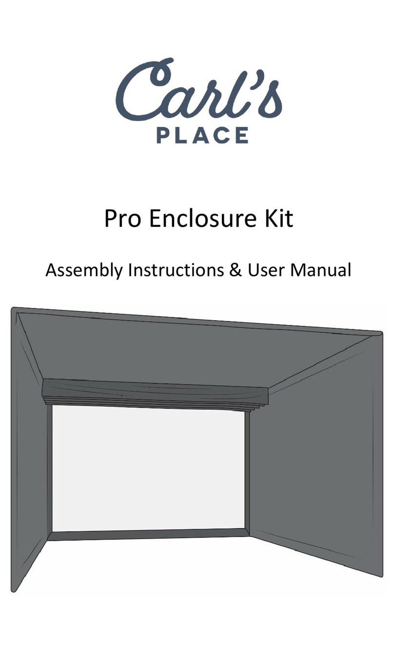 Carl's Place Pro Enclosure Kit Assembly instructions & user manual Carl's Place Pro Enclosure Kit Assembly instructions & user manual