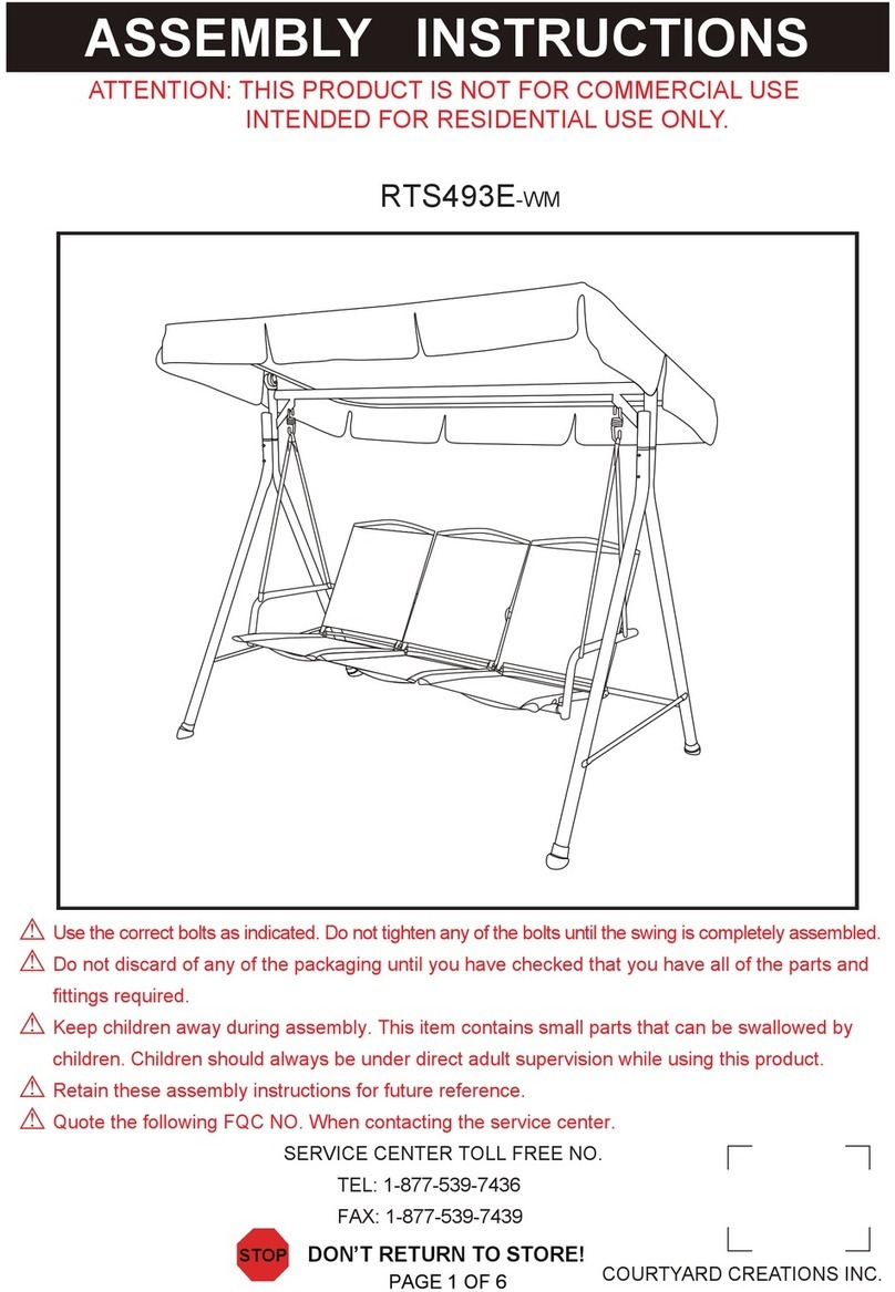 Courtyard Creations RTS493E-WM User manual