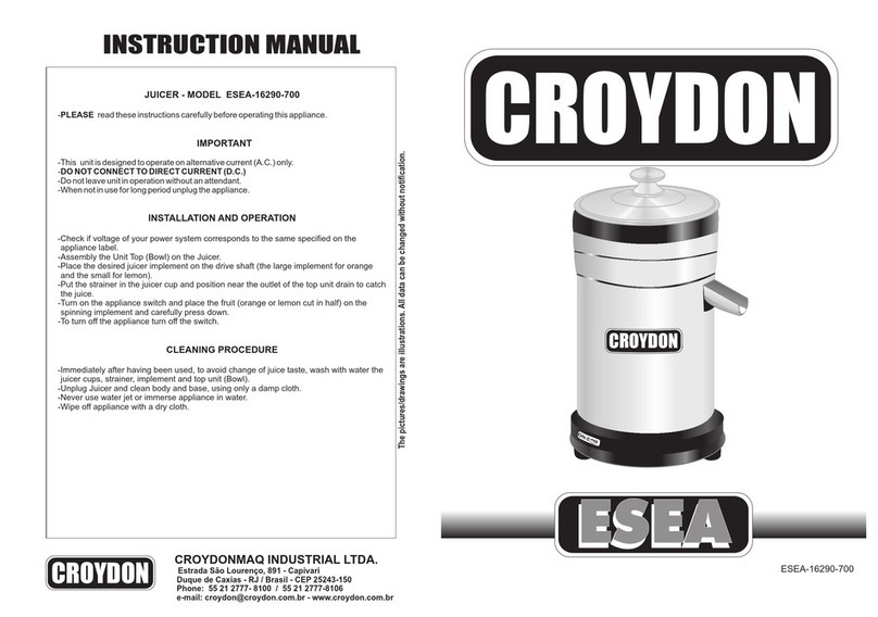 croydon ESEA-16290-700 User manual