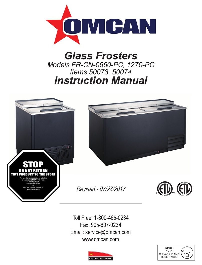 Omcan FR-CN-0660-PC instruction manual