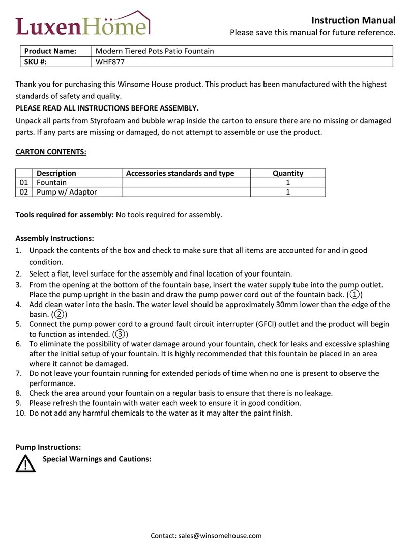 LuxenHome WHF877 instruction manual