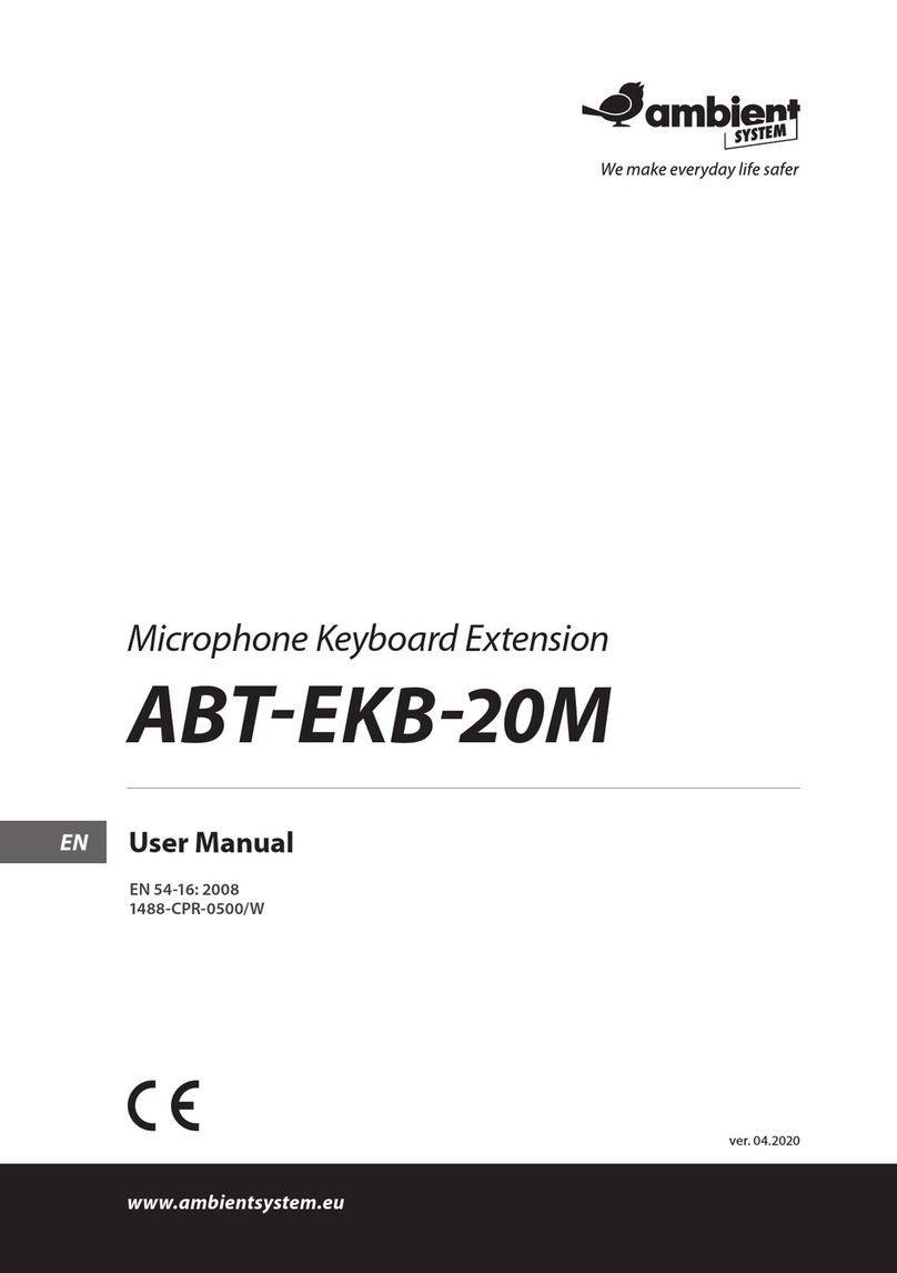 ambient SYSTEM ABT-EKB-20M user manual