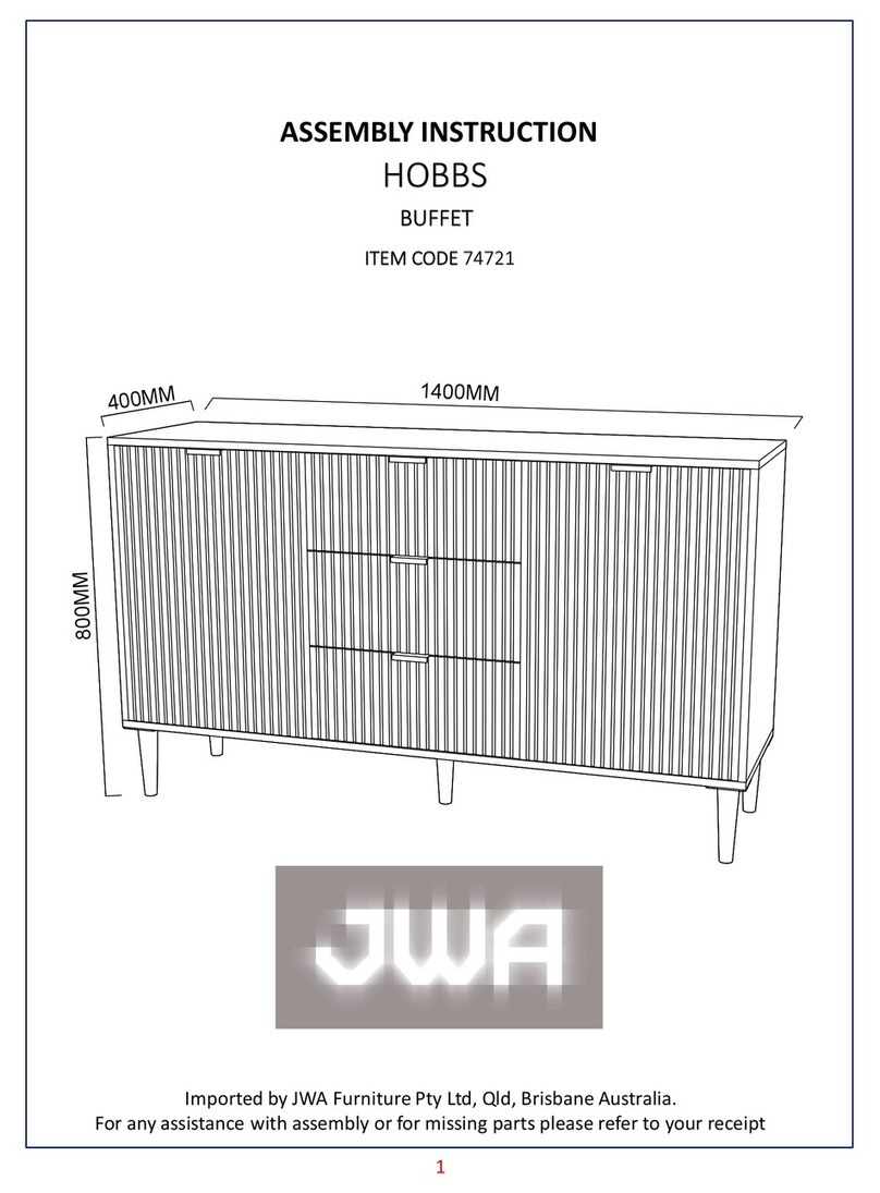 JWA HOBBS 74721 Assembly instruction JWA HOBBS 74721 Assembly instruction