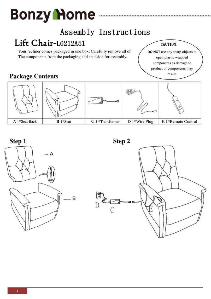 Bonzy Home L6212A51 Assembly instructions