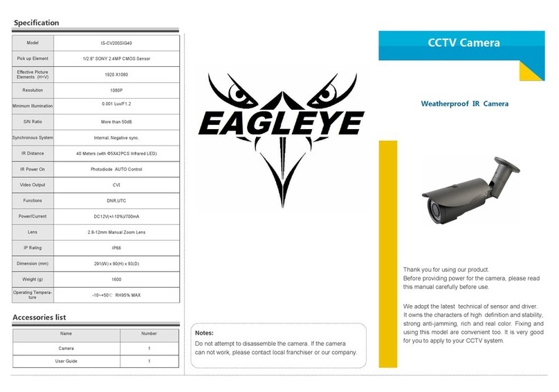 Eagleye IS-CV200SIG40 User manual