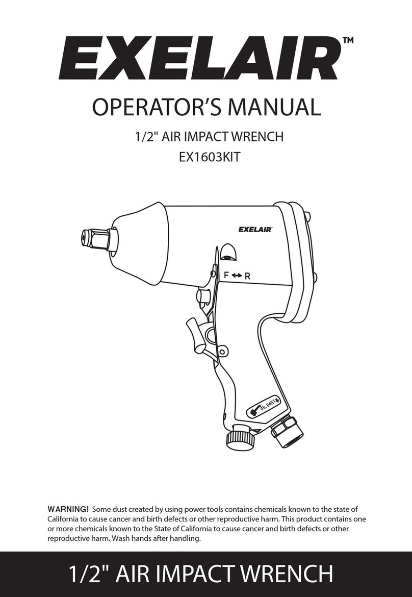EXELAIR EX1603KIT Operator's manual