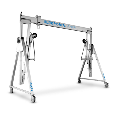 REID LIFTING porta-gantry 500 Assembly & Operation guide