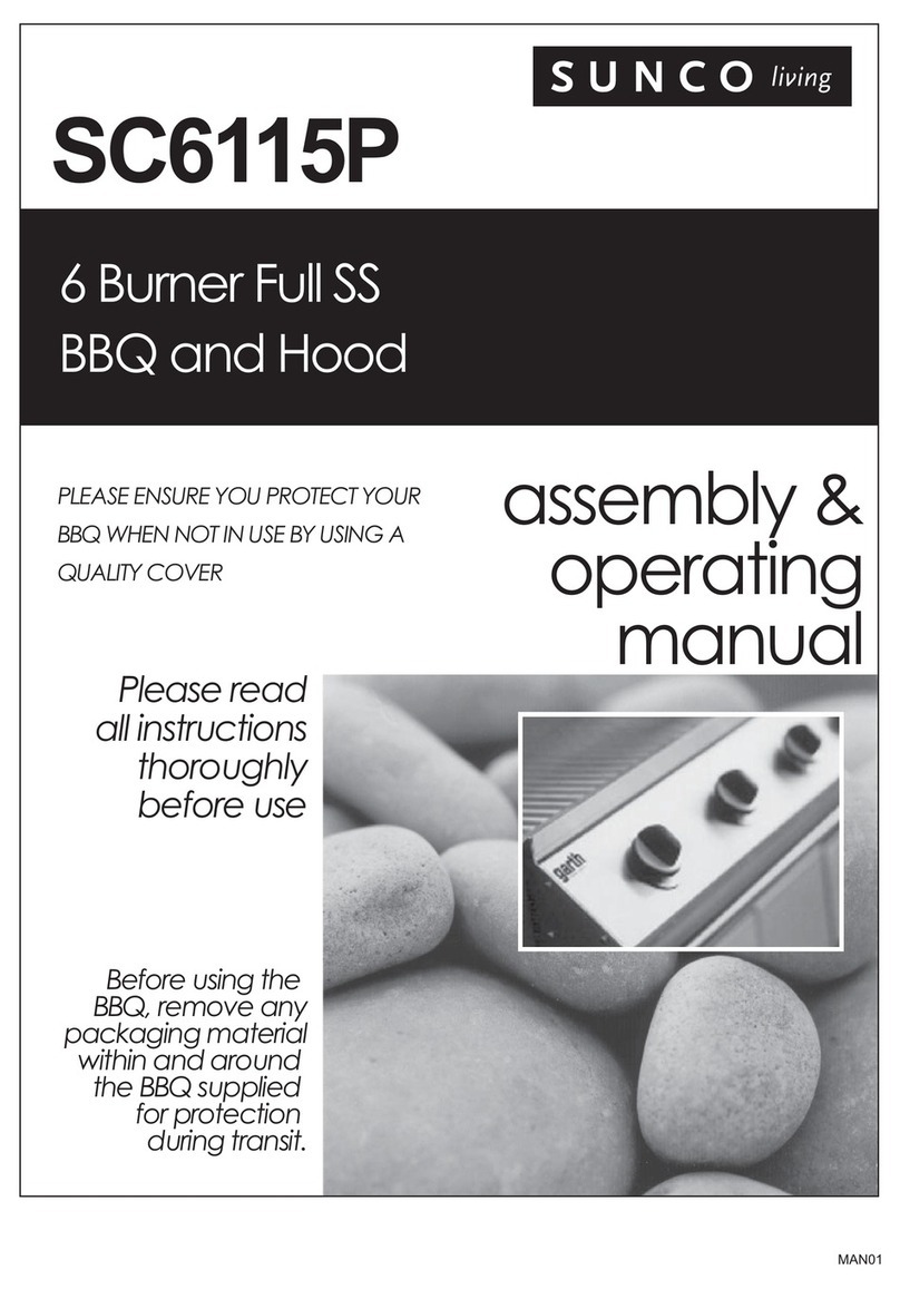 Sunco living SC6115P Assembly & operating manual