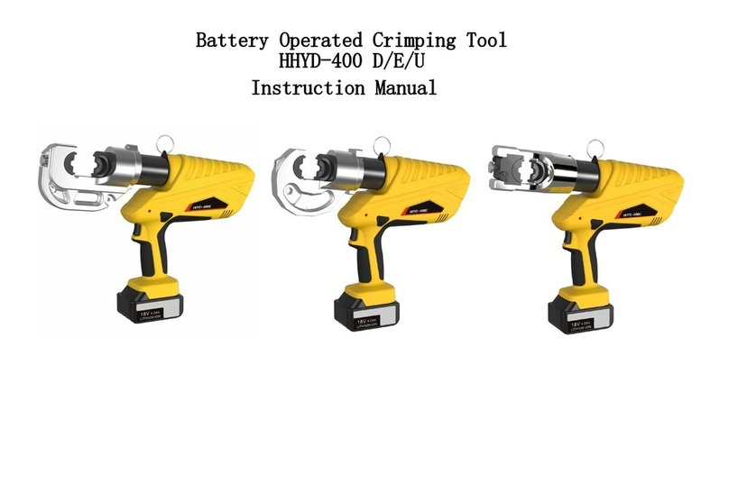 BARTON TOOLS HHYD-400 D instruction manual