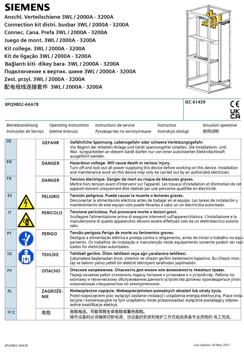 Siemens 3200A User manual