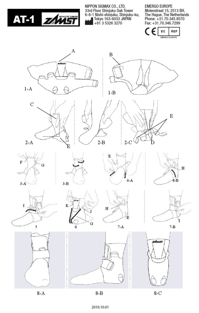 ZAMST AT-1 manual
