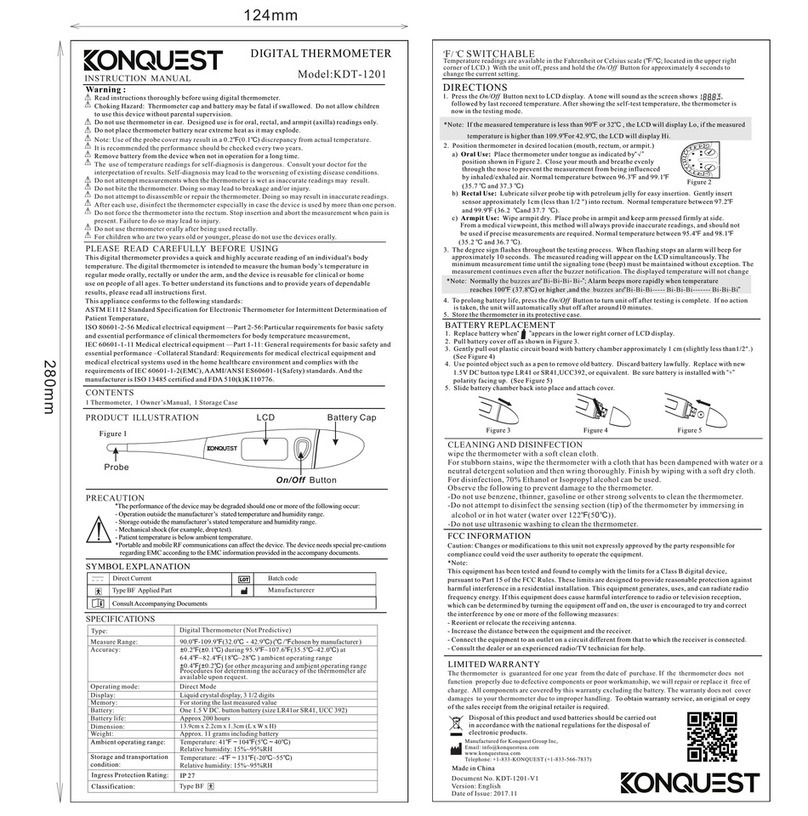 Konquest KDT-1201 manual