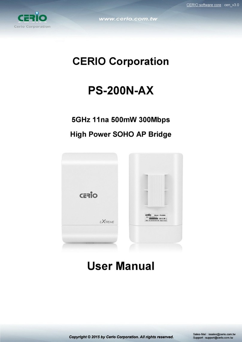 Cerio PS-200N-AX user manual
