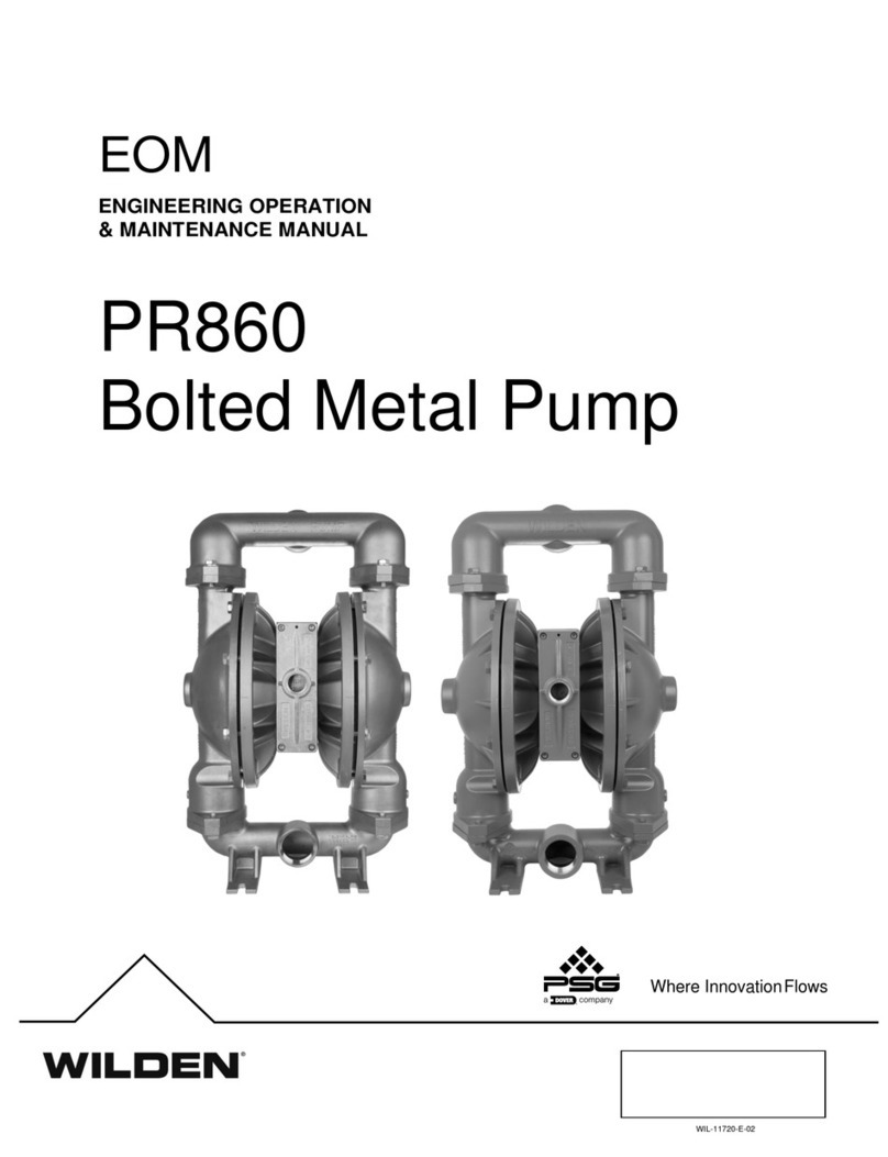 Dover PSG WILDEN PR860 Operation & maintenance manual Dover PSG WILDEN PR860 Operation & maintenance manual