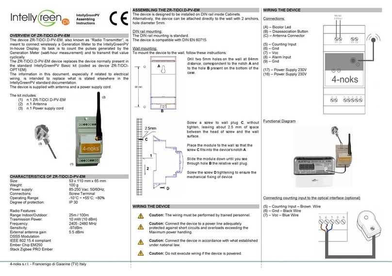 4-noks IntellyGreenPV ZR-TIDCI.D-PV-EM Assembling instructions