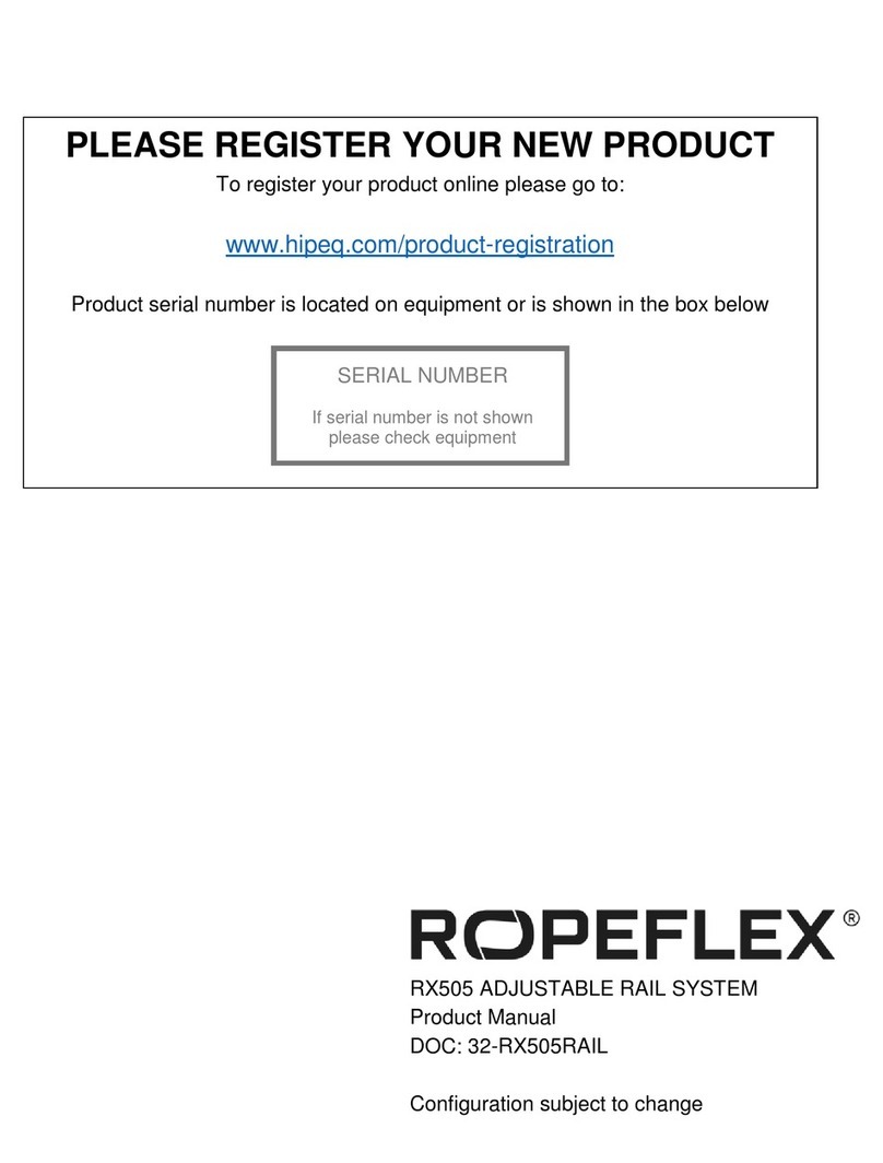 Ropeflex RX505 User manual