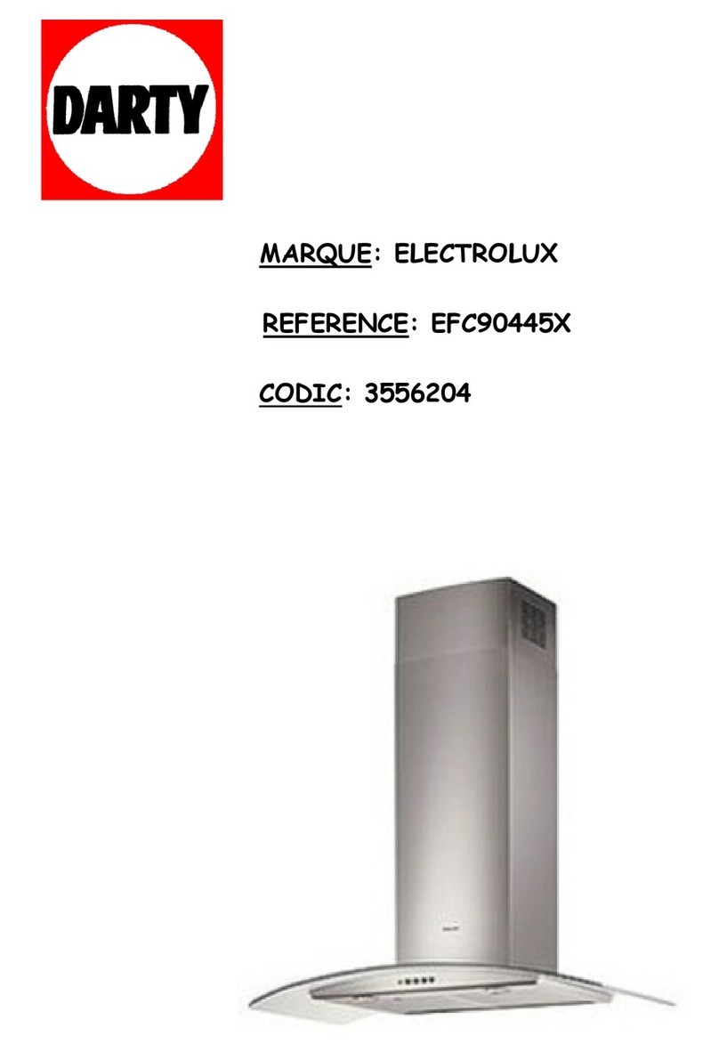 Electrolux EFC90445X Assembly instructions Electrolux EFC90445X Assembly instructions
