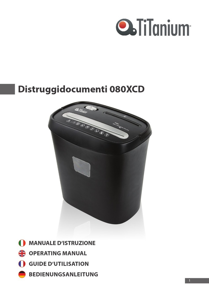 Titanium 080XCD operating manual