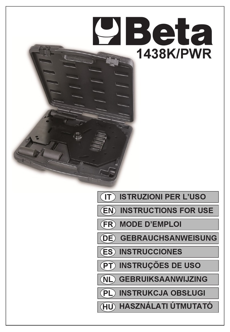 Beta 1438K/PWR Instructions for use