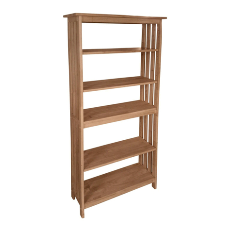 Unfinished Furniture of Wilmington SH-7230M Assembly instructions