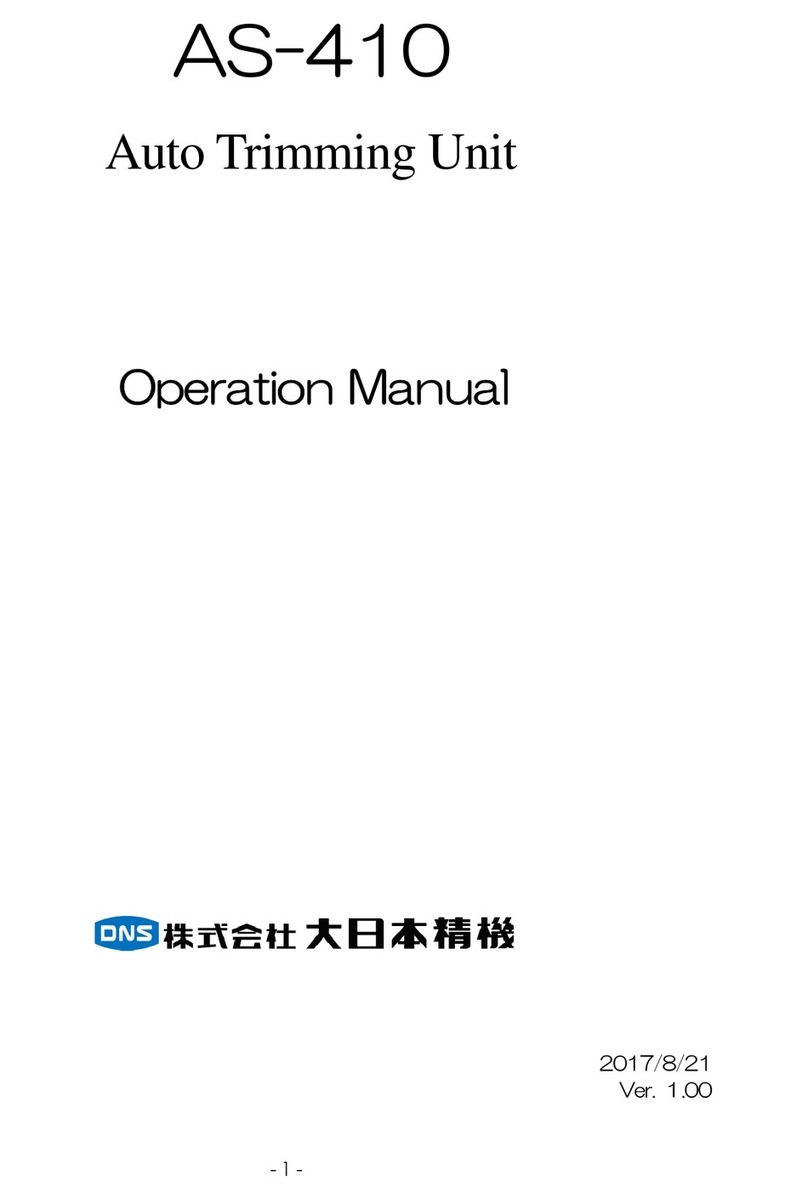 DNS AS-410 Operation manual