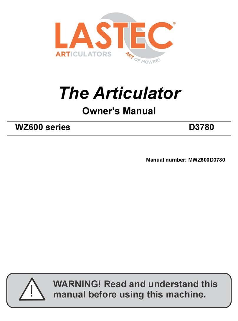 Lastec Articulator WZ600 owner's manual