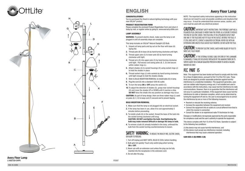 OttLite Avery quick start guide