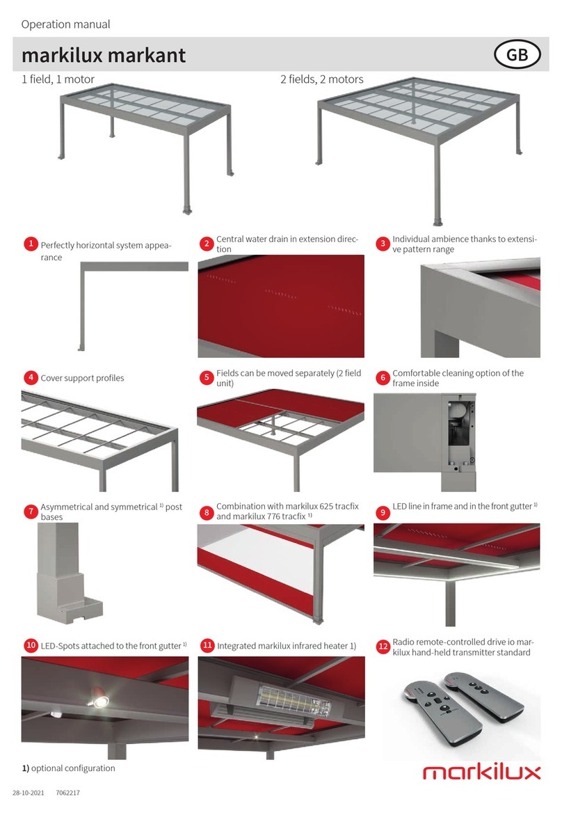 Markilux Markant Operation manual