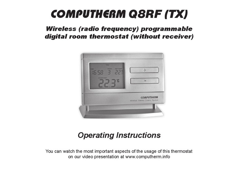 Quantrax COMPUTHERM Q8RF User manual