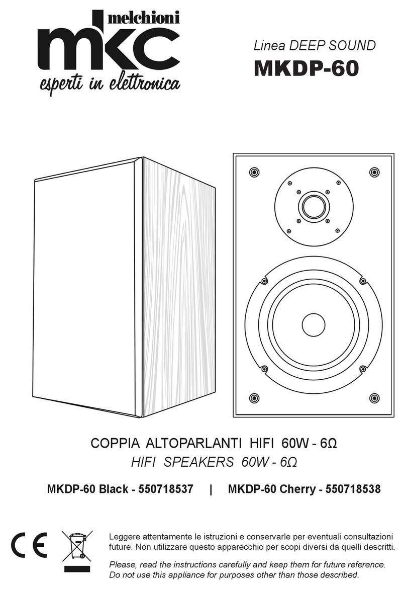 Melchioni mkc MKDP-60 manual