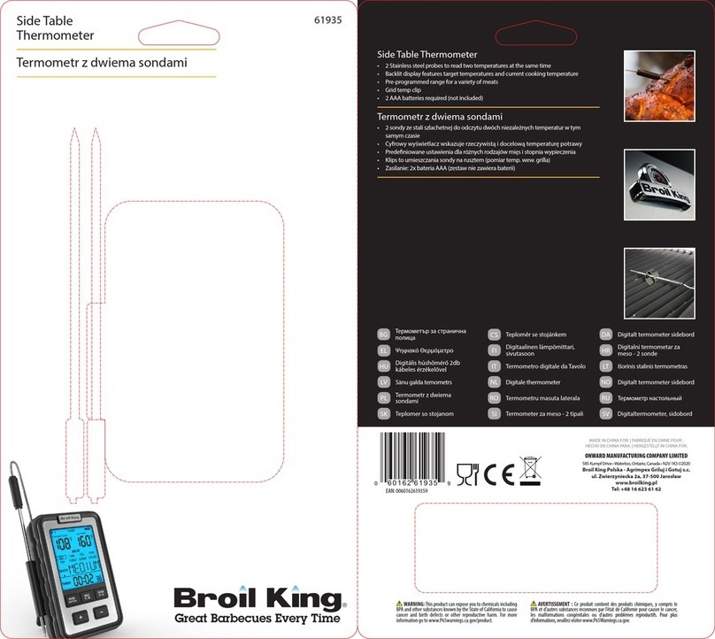 Broil King 61935 quick start guide