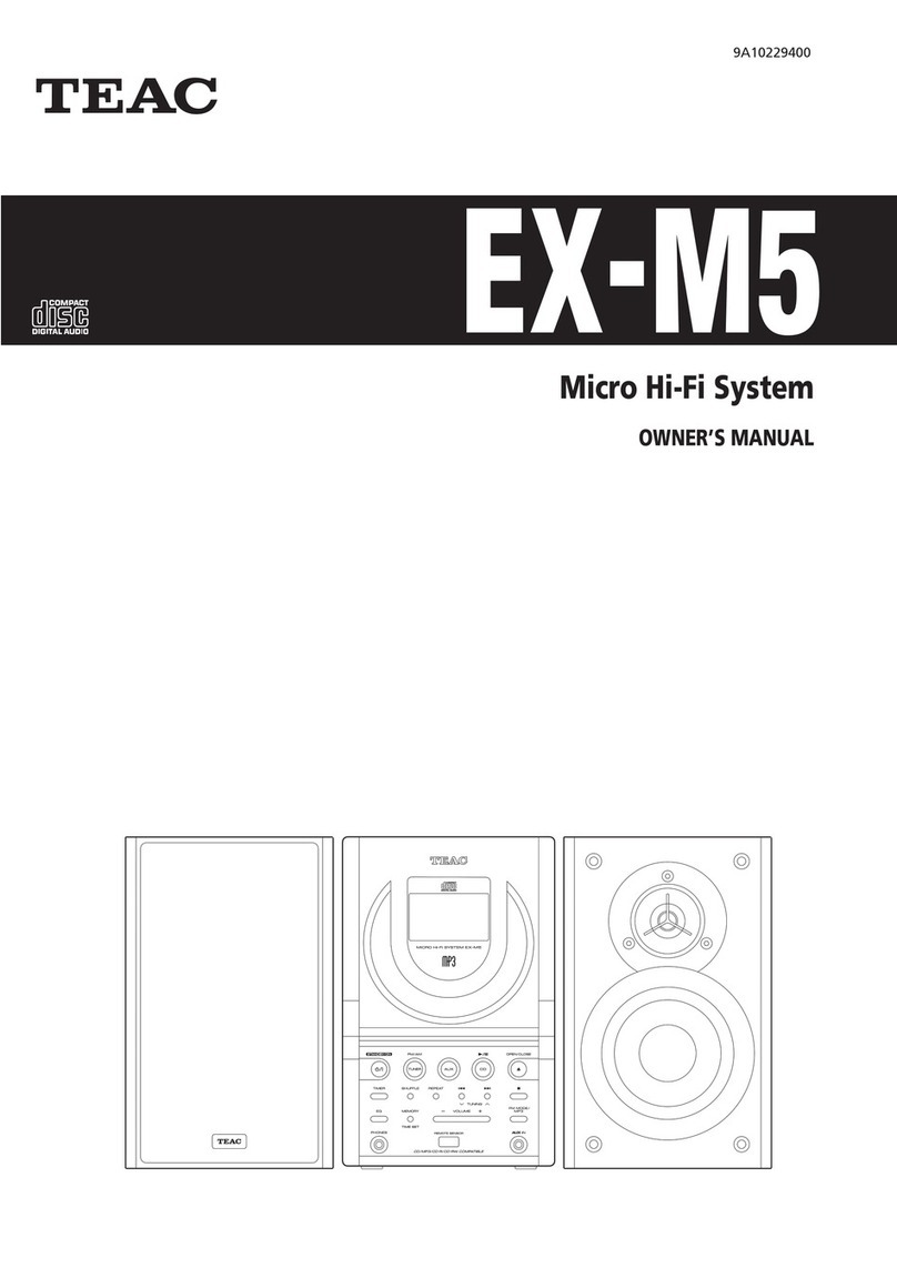 Teac EX-M5 owner's manual