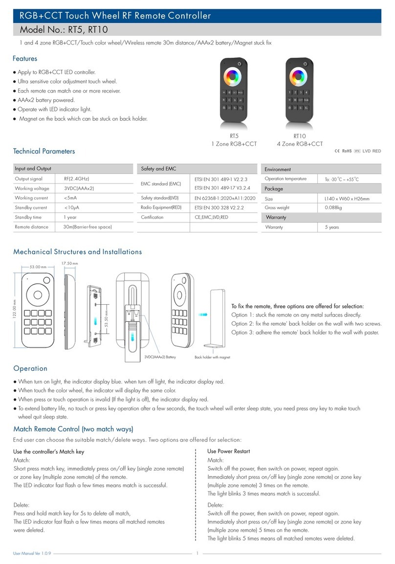 SKYDANCE RT5 user manual