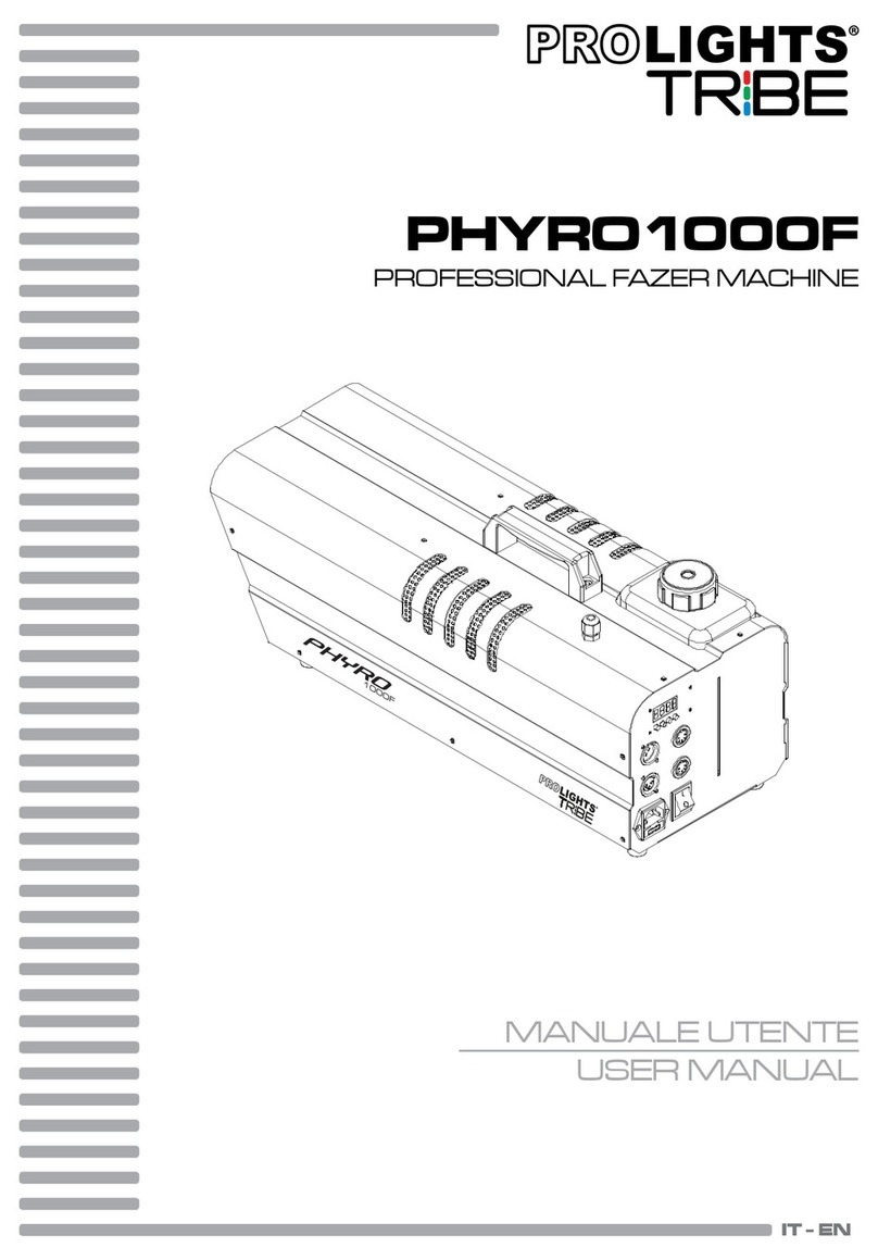 Prolights Tribe PHYRO1000F User manual