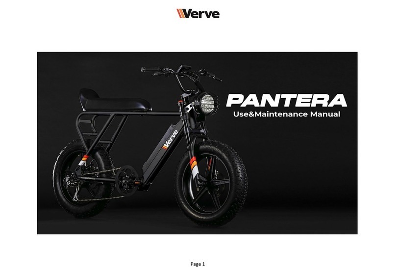 Verve PANTERA Use & maintenance manual