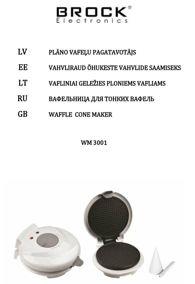 Brock WM 3001 manual