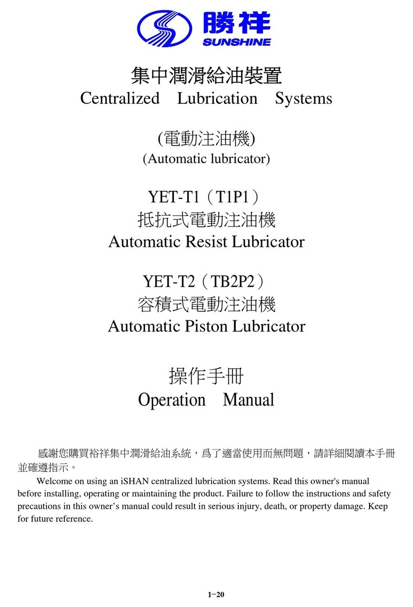 Sunshine YET-T1 Operation manual