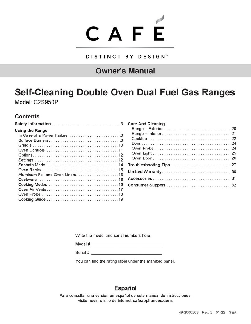 Cafe C2S950P owner's manual