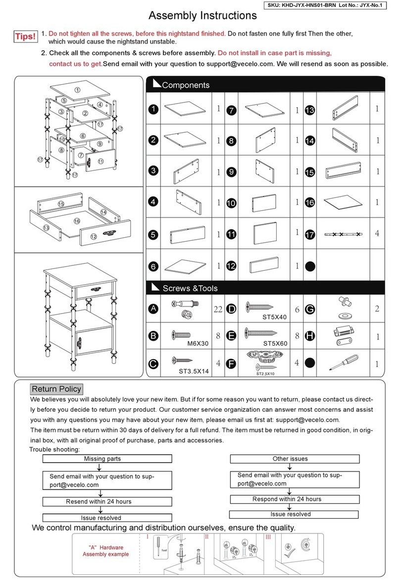 VECELO KHD-JYX-HNS01-BRN User manual VECELO KHD-JYX-HNS01-BRN User manual