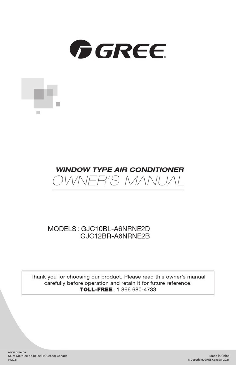 Gree GJC10BL-A6NRNE2D User manual