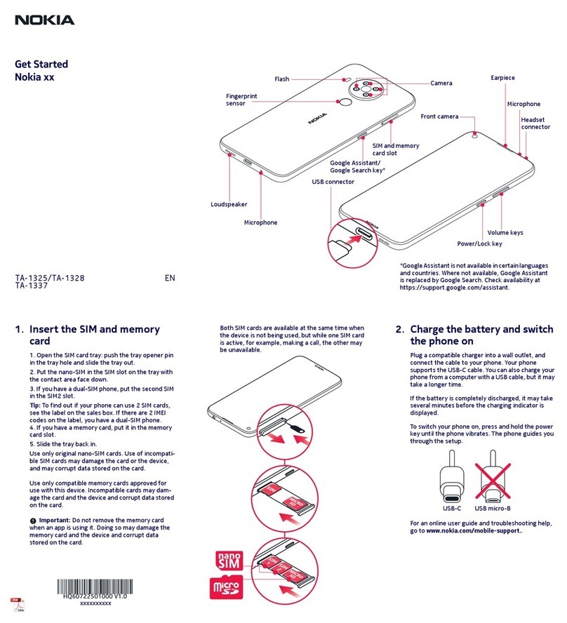 Nokia TA-1337 Get started